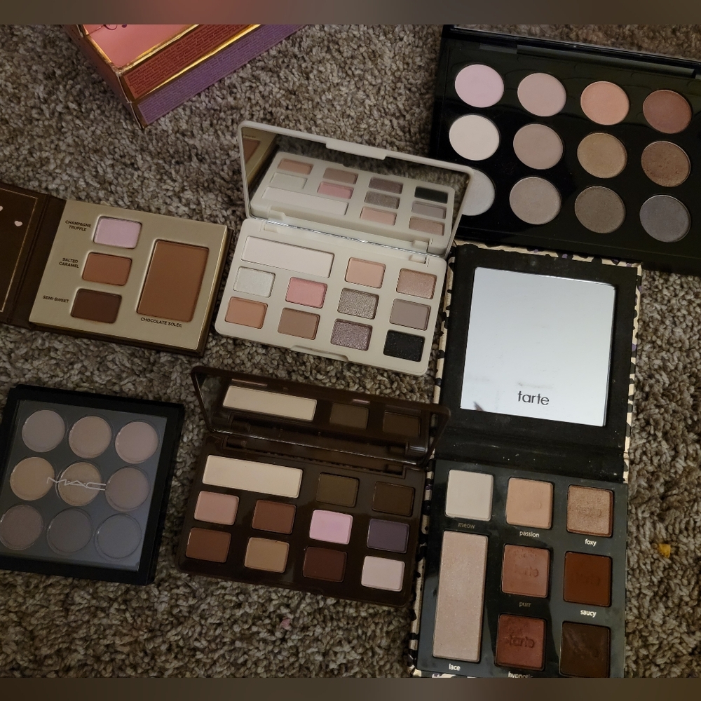 Makeup Lot! MAC TATRE TOO FACED STILL NEW some Colors Swatched